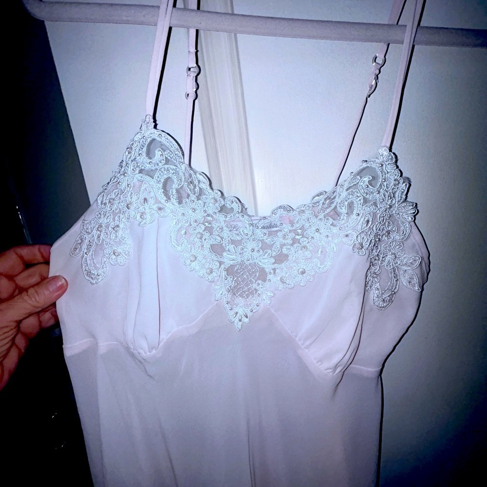 50%Offw Linea Donatella Juliet Lace Lingerie Beaded Pink Elegant